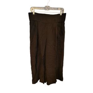 NWT For the‎ Republic Women's S/P Black Palazzo Pants Elastic Waistband